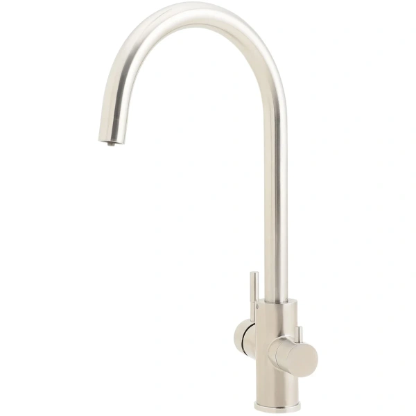 смеситель для кухни agger zest a0700733 никель