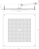 верхний душ bossini dream - cube h38459.030 cr