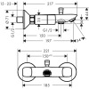 смеситель для ванны hansgrohe logis 71243000