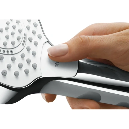 душевая система поворотная с термостатом hansgrohe croma select e 180 2jet showerpipe 27256400