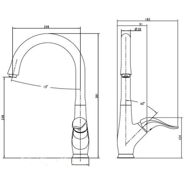 elghansa scharme 5605601 br смеситель для кухни