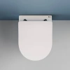 унитаз ceramicanova moments cn3003 подвесной, с сиденьем микролифт, белая