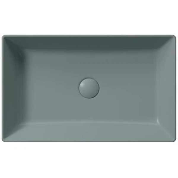 раковина gsi kube x 945304 накладная, 60x37 см, agave opaco (зеленый матовый)