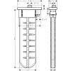 скрытая часть смесителя hansgrohe sbox 28010000 цвет хром глянцевый