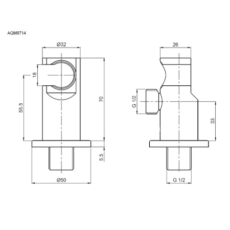 шланговое подключение aquame siena aqm8714mb цвет черный матовый