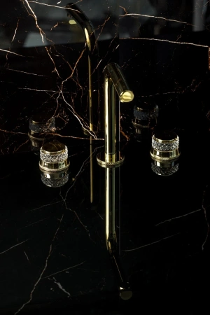 смеситель для раковины boheme aura 152-g-a
