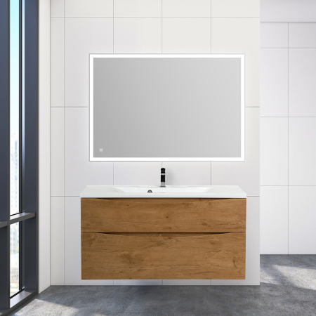 тумба под раковину belbagno marino-h60 110 marino-h60-1100-2c-so-rn-p подвесная rovere nature