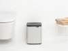 мусорное ведро brabantia bo 222948 7 л, полированная сталь
