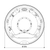 минибассейн jacuzzi alimia 944513465 ø2120x900 мм., отдельностоящий, панели graphite, цвет platinum