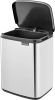 мусорное ведро brabantia bo 222948 7 л, полированная сталь