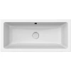 раковина gsi kube x 895411 встраиваемая снизу, 80x37 см, bianco lucido (белый глянец)