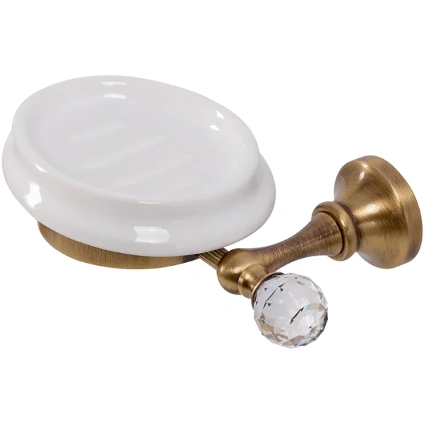 Мыльница Cezares Olimp OLIMP-SOD-02-Sw настенная, бронза, swarovski