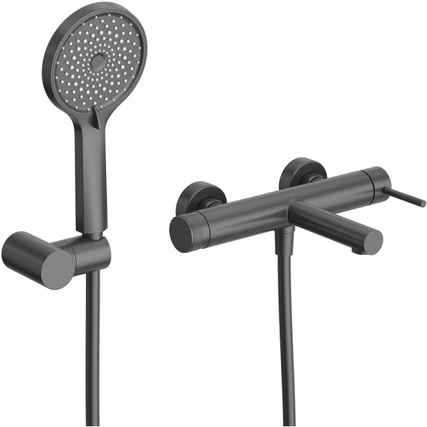 смеситель для ванны cezares relax relax-vd-nop с душевым гарнитуром, черный матовый смеситель для ванны cezares relax relax-vd-nop с душевым гарнитуром, черный матовый