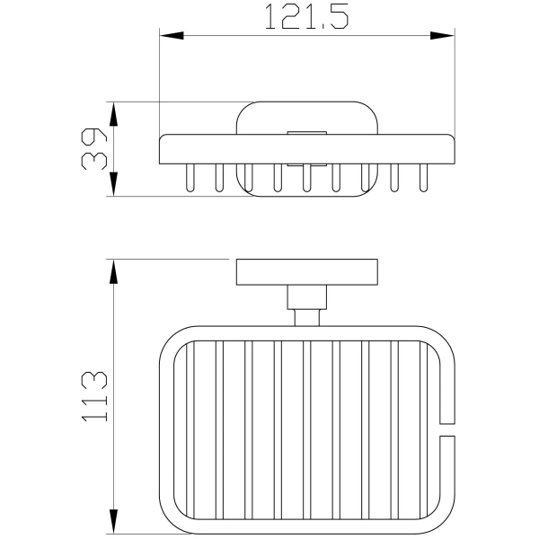 Мыльница Wonzon & Woghand Graffity WW-9324-BN брашированный никель