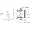 смеситель для душа ideal standard ceratherm т100 a7522xg