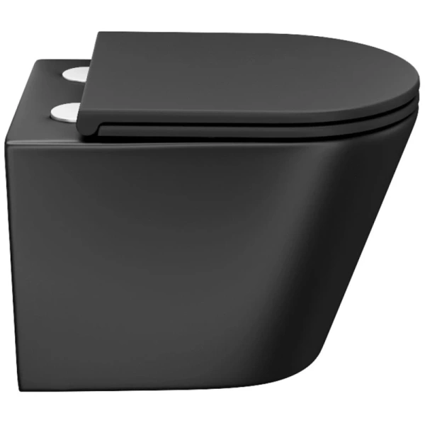 унитаз подвесной iddis calipso calr3bmi25 безободковый, с микролифтом