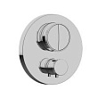 Смеситель Almar Push Round Core E176632.CR для душа, встраиваемый, термостатический, внешняя часть, на 2 выхода, цвет хром