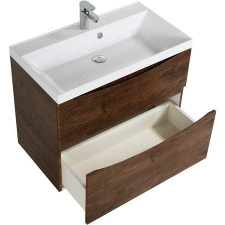 тумба под раковину belbagno marino 80 marino-h60-800-2c-so-rw-p подвесная rovere moro