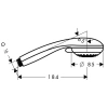 ручной душ hansgrohe crometta 85 multi 3jet,½’ 28563000