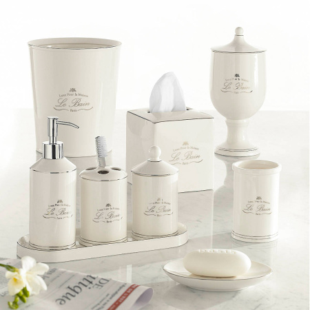 стакан для зубных щёток kassatex le bain white alb-t-w