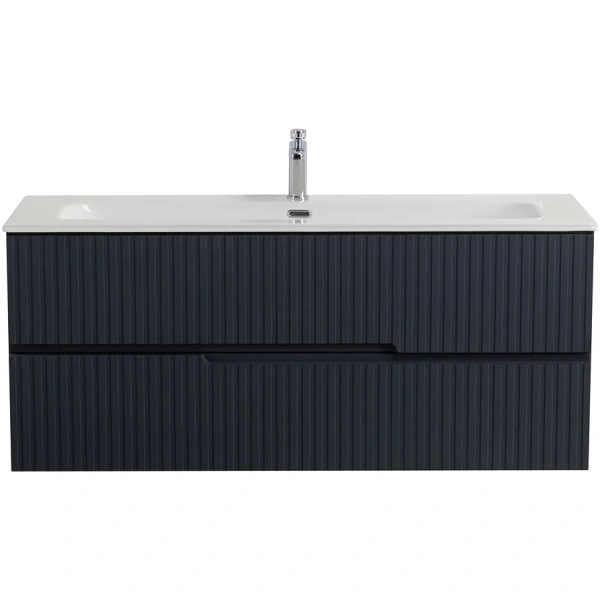 тумба под раковину cezares duet-n 120 duet-n-1200-2c-so-gr-p подвесная grafito