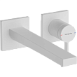Смеситель для раковины Hansgrohe Tecturis E 73051700 встраиваемый, с выпуском, белый матовый