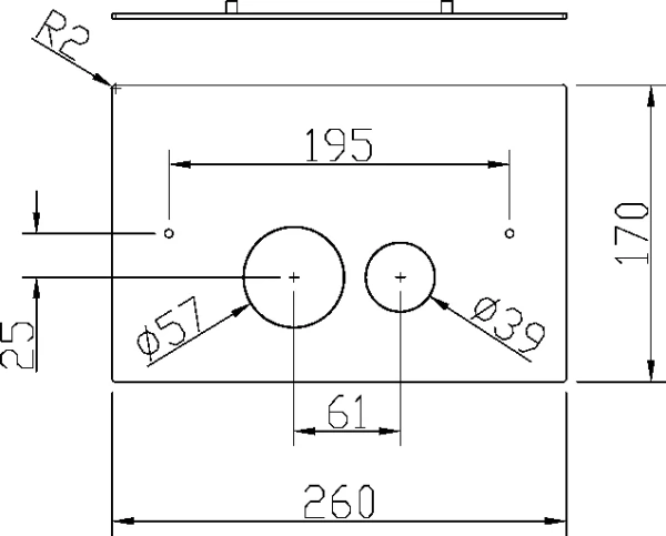 кнопка смыва boheme 648-br bronze