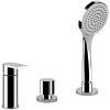 Смеситель Gessi Via Manzoni 38643#031 для ванны, на борт, на 3 отверстия, цвет хром