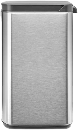 мусорное ведро brabantia bo 222962 7 л, матовая сталь