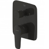 Смеситель Bravat Source PB8173218BW-3-ENG для ванны и душа, внешняя часть, цвет черный