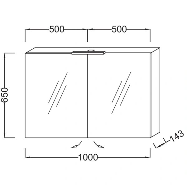 зеркальный шкаф малиновый 100x65 см jacob delafon reve eb797ru-r3