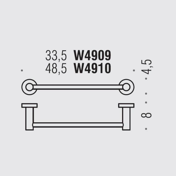 Полотенцедержатель 48,5 см Colombo Design Plus W4910.OM золото матовое