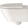 унитаз duravit d-neo 45770900a1 подвесной, безободковый, сиденьем микролифт, белый