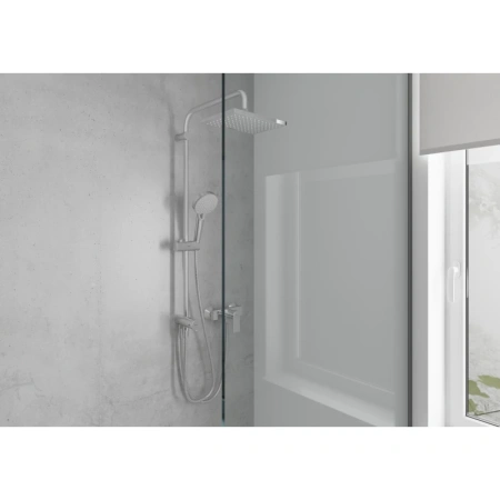 душевая стойка hansgrohe vernis shape showerpipe 230 reno 26282000