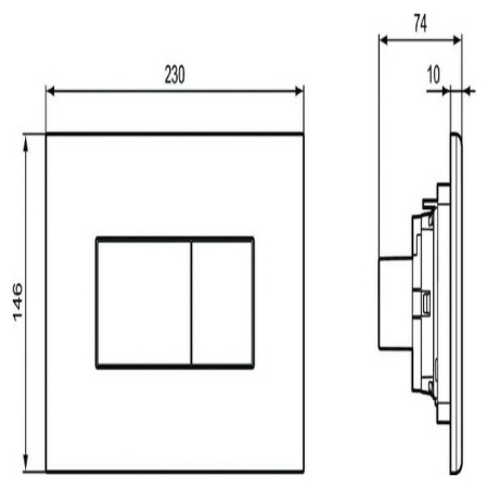 кнопка для инсталляции ideal standard solea p2 r0110a6