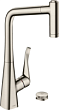 Смеситель для кухни Hansgrohe Metris M71 73806800, сталь
