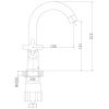 смеситель для раковины rossinka rs39-62u