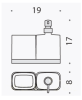 дозатор для жидкого мыла со стаканом colombo design time w4271.000 хром