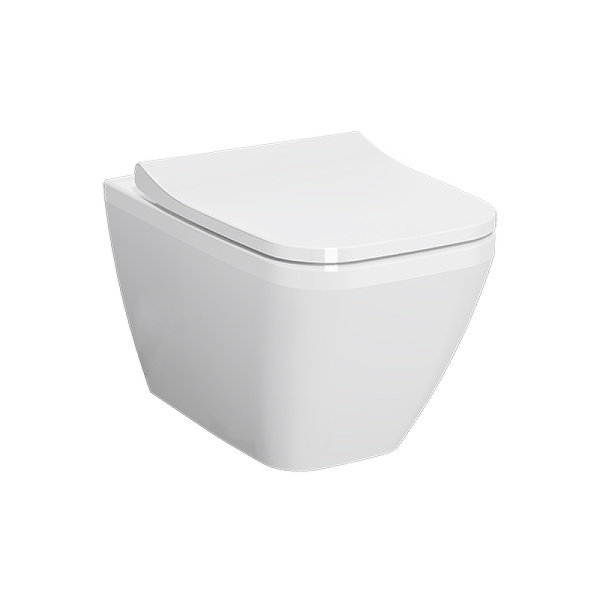 комплект унитаза с инсталляцией vitra integra square 9856b003-7206 с сиденьем микролифт и клавишей смыва хром матовый