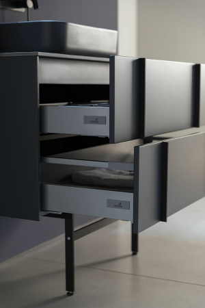 тумба под раковину allen brau reality 100 1.32007.am подвесная антрацит матовый