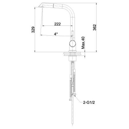 смеситель для кухни lemark expert lm5075s