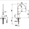 смеситель gessi goccia 33806#279 для раковины