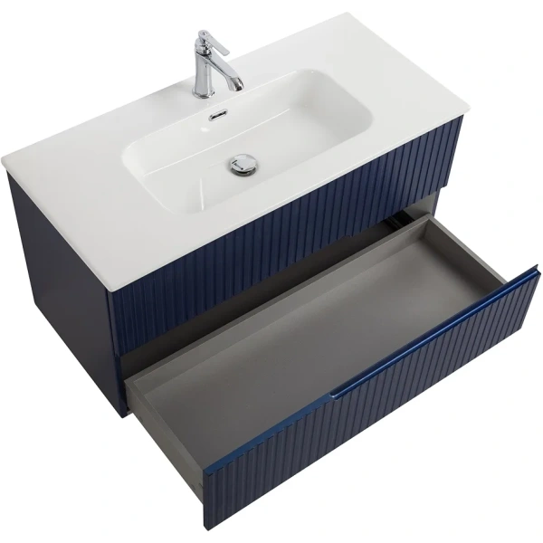 тумба под раковину cezares duet-n 100 duet-n-1000-2c-so-spf-p подвесная sapfiro