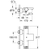 термостат для ванны grohe grohtherm 2000 34174001