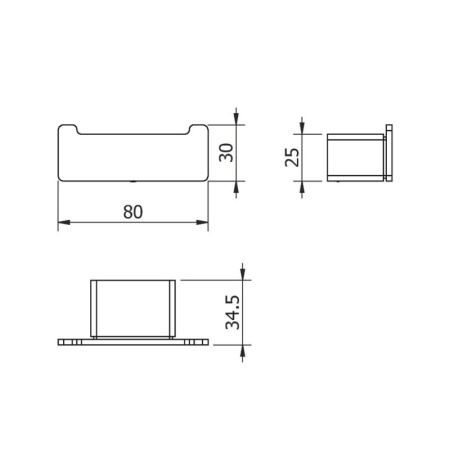 крючок двойной langberger vico 11332a-bp