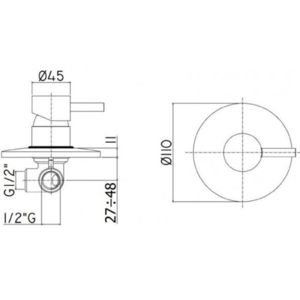 смеситель для душа paffoni light lig011st сталь