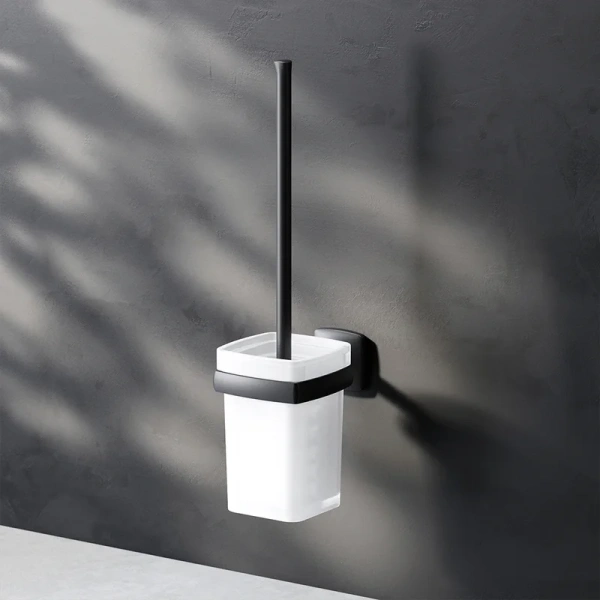 Ёршик для унитаза AM.PM Gem A9033422 настеный, белый | хром