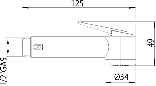 гигиенический душ bossini paloma b00462.030 цвет: хром