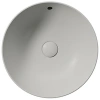 раковина gsi pura 885517 накладная, ø40 см, cenere opaco (серый матовый)