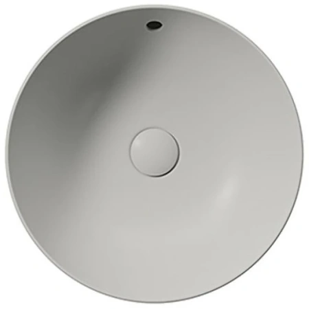 раковина gsi pura 885517 накладная, ø40 см, cenere opaco (серый матовый)